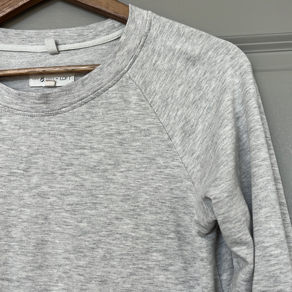 Loft Lou & Grey signature plush sweatshirt size XS - Picture 4 of 9